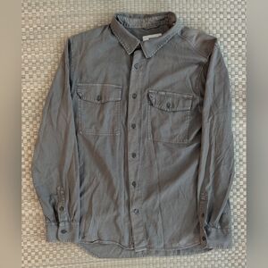 Buck Mason Field Shirt Cotton Blend Tan Men's Size Large